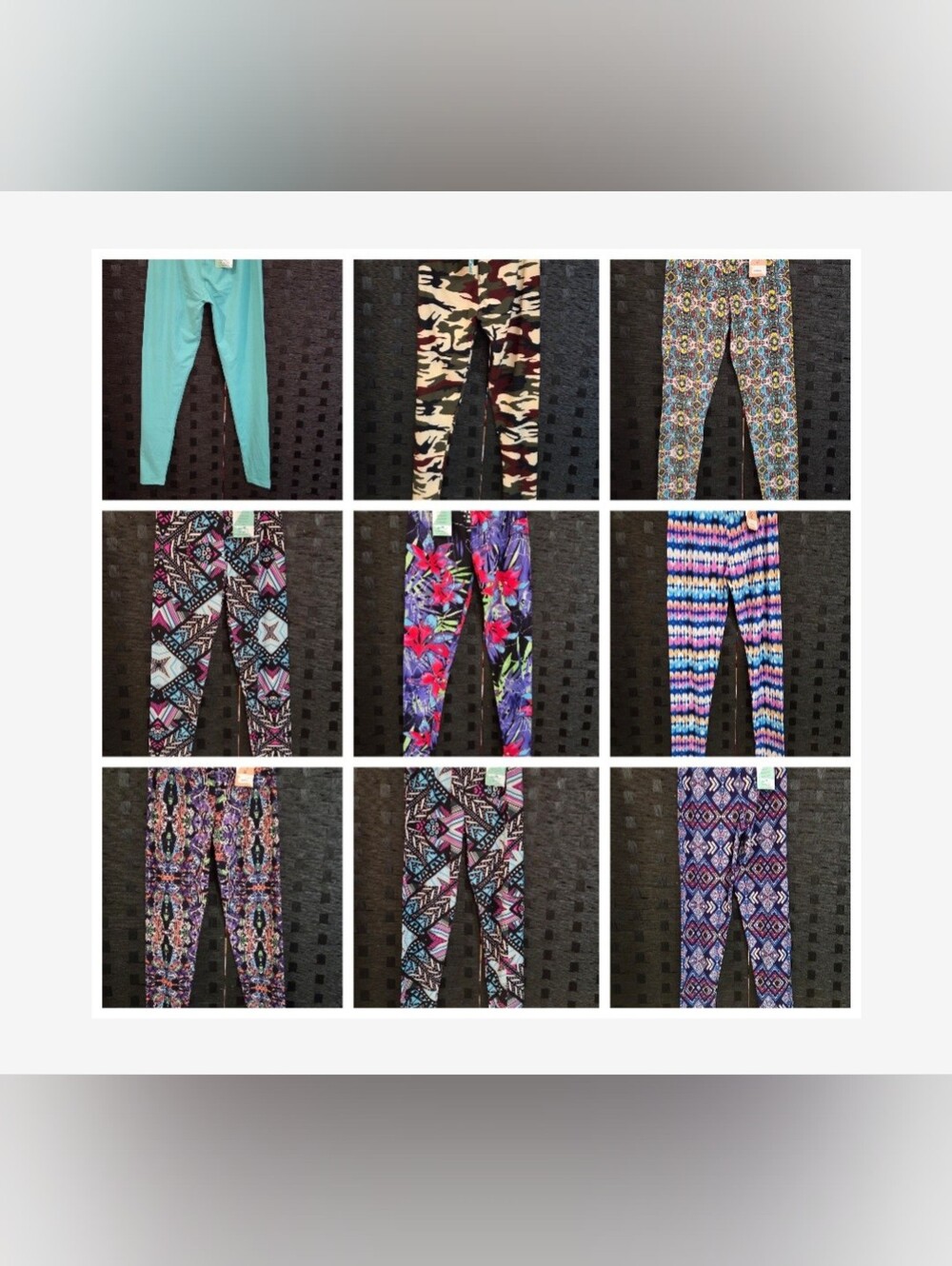 NWT Honey & Lace Buttery Soft OS Leggings 9 Pair Bundle